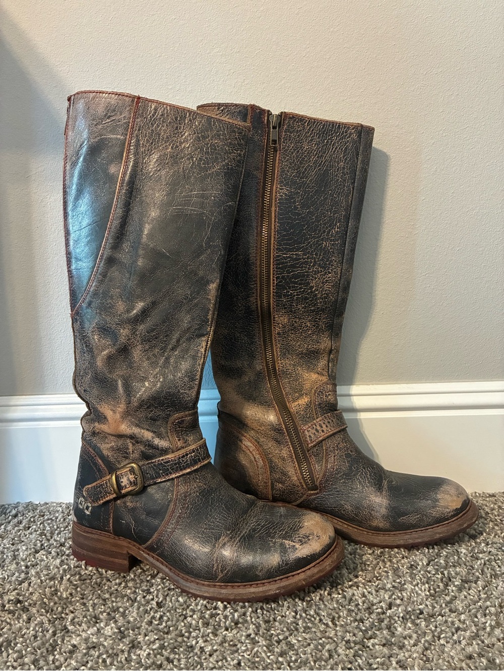 Bed Stu Glaye Riding Boots Size 9.5